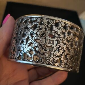 Brighton Intricate Silver Cuff Bracelet